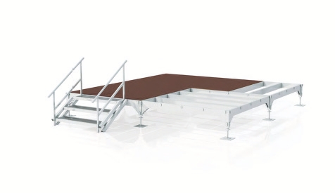 Woodstock Alu-Steckbühne - neues System!